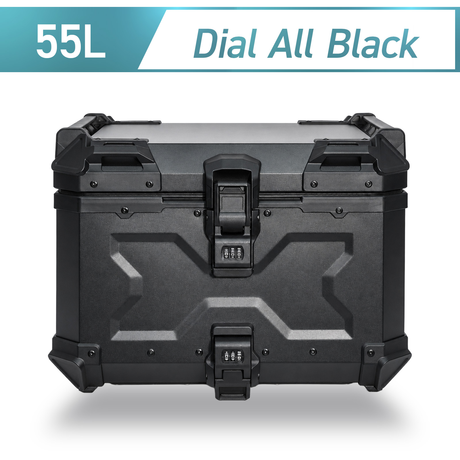 未使用中古美品 リアボックス 55L バイクリアボックス アルミ製　シルバー ONE STEP バイク リアボックス 55L アルミ リアボックス バイクリア