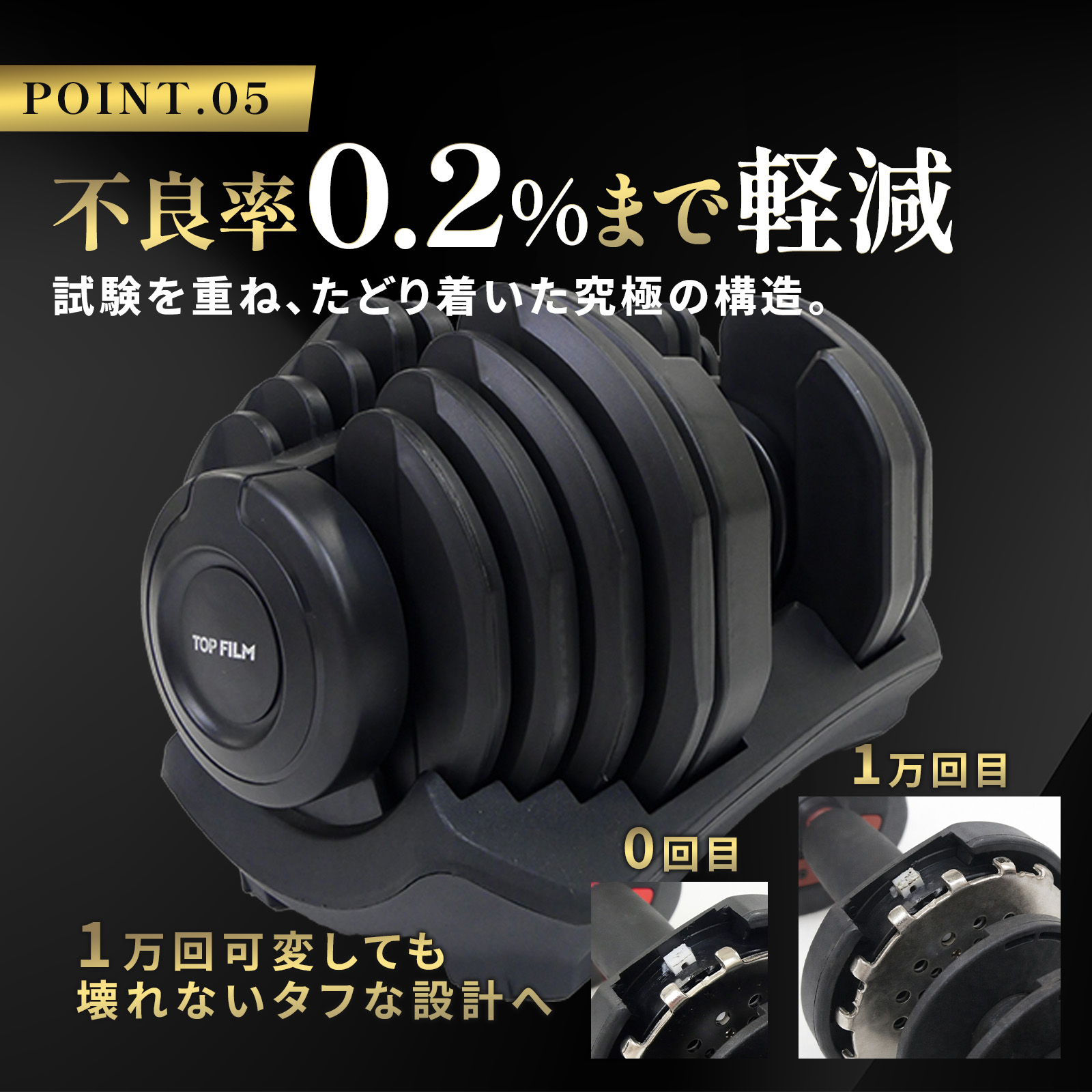 TOP FILM 可変式ダンベル 40kg 32kg 36kg ダンベル 可変式 40kg 17段階