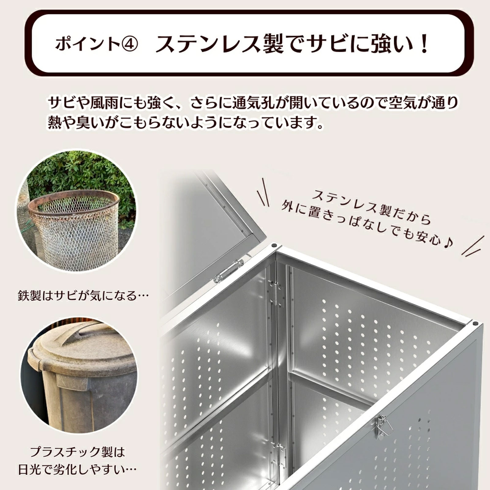 楽天市場】【送料無料】ゴミ置き場 BOX型 ゴミ出し 45Lゴミ袋 x