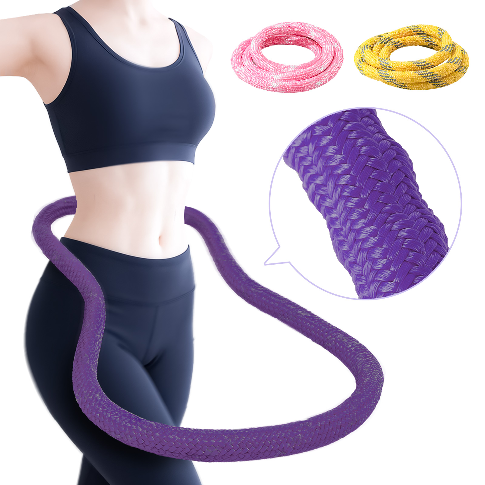 TOP FILM フラフープ ダイエット ソフト エクササイズ 重い ロープ