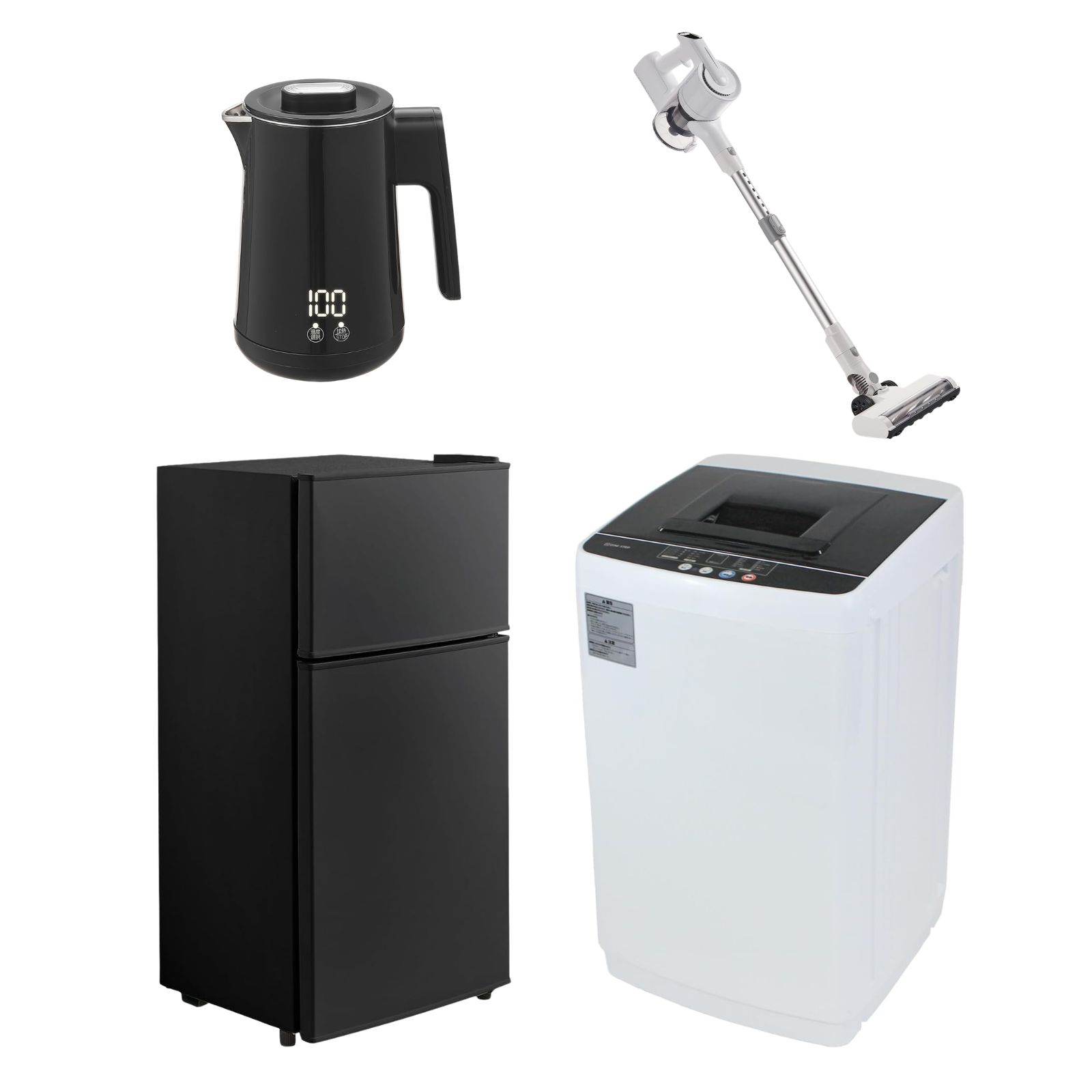 新生活家電セット 黒のおすすめ人気商品一覧 通販 - Yahoo!ショッピング