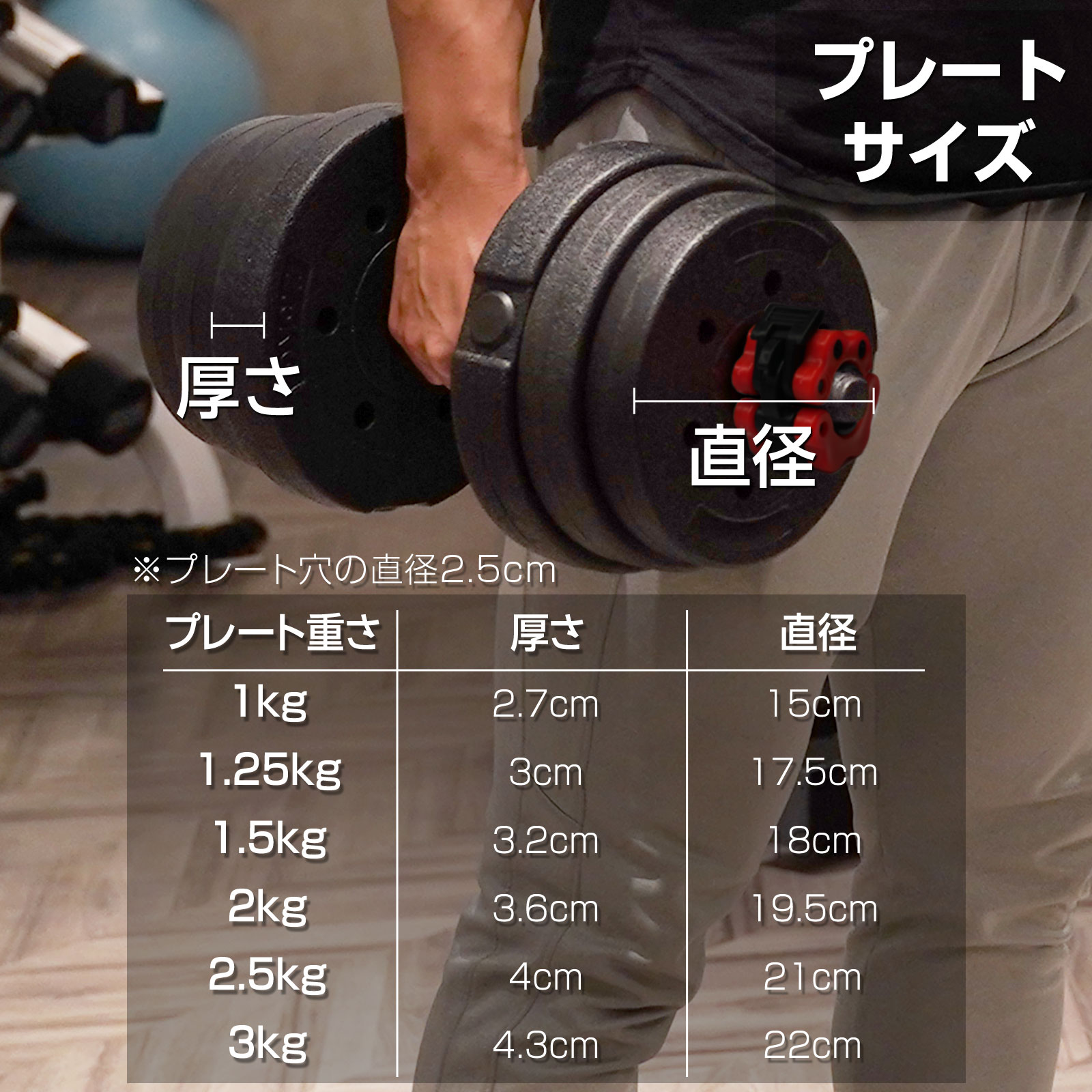 ダンベル 10kg 2個 セット 20kg 3way 可変式 筋トレ