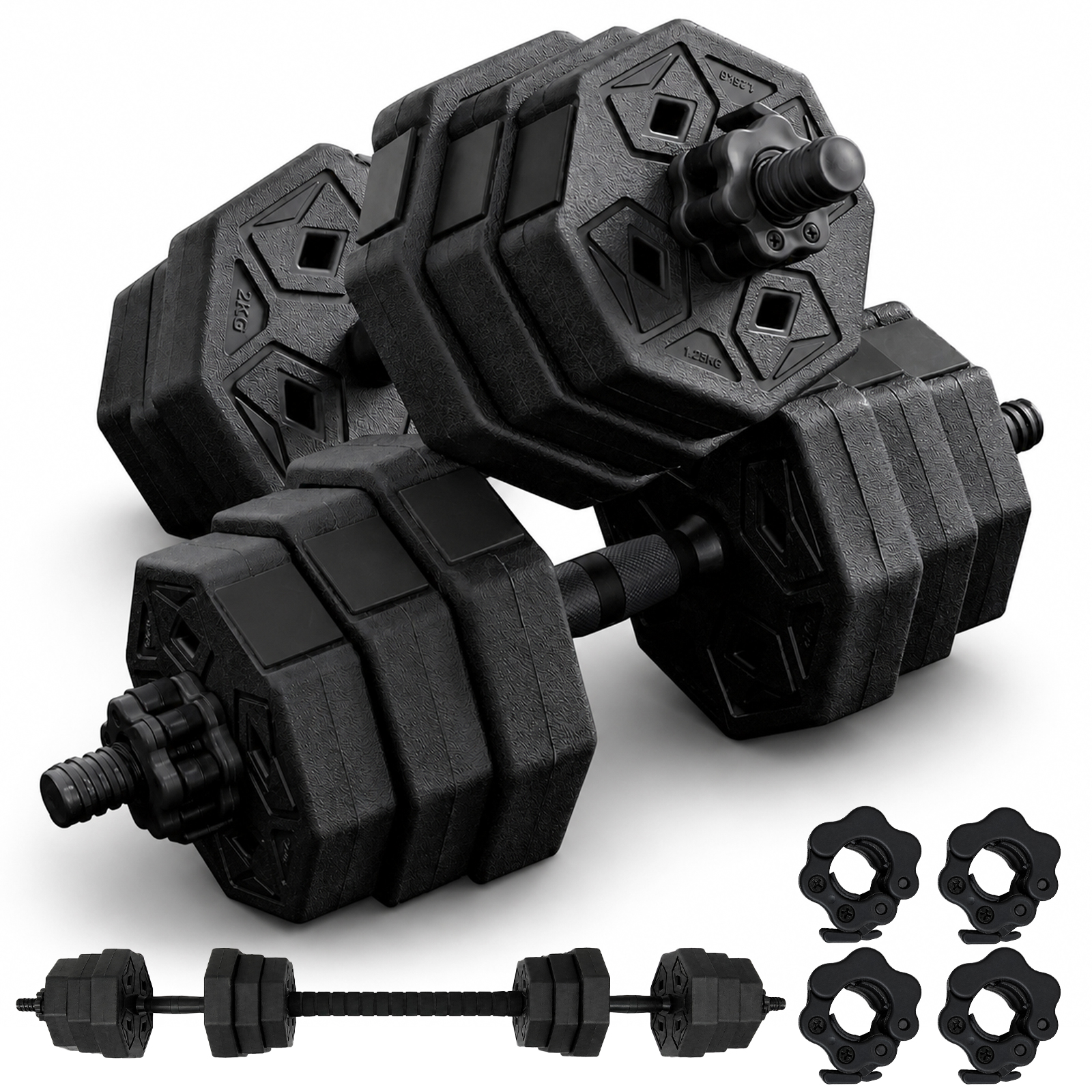 TOP FILM ダンベル 可変式 20kg 40kg 可変式ダンベル 40kg 2個セット
