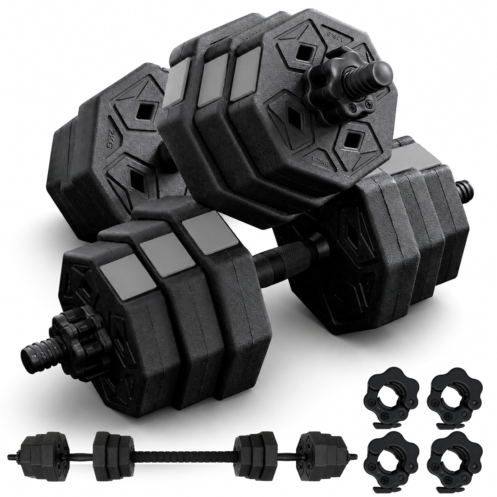 TOP FILM ダンベル 可変式 20kg 40kg 可変式ダンベル 40kg 2個セット