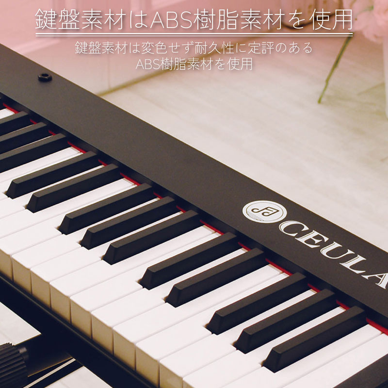 電子 ピアノ 初心者 キーボード 12点セット CEULA : portablepiano