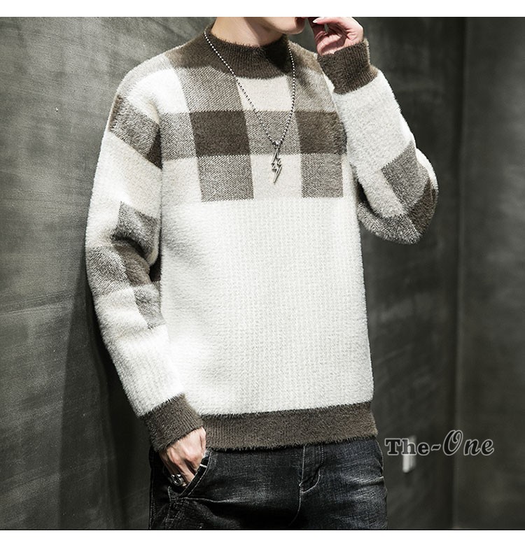 ニットセーター メンズ セーター おしゃれ ニット チェック柄 長袖 モックネック モヘアタッチ 冬服 秋冬 防寒 Tz The One 通販 Yahoo ショッピング ニットセーター メンズ セーター おしゃれ ニット チェック柄 長袖 モックネック モヘアタッチ 冬服 秋冬 防寒 Tz The One 通販 Yahoo ショッピング