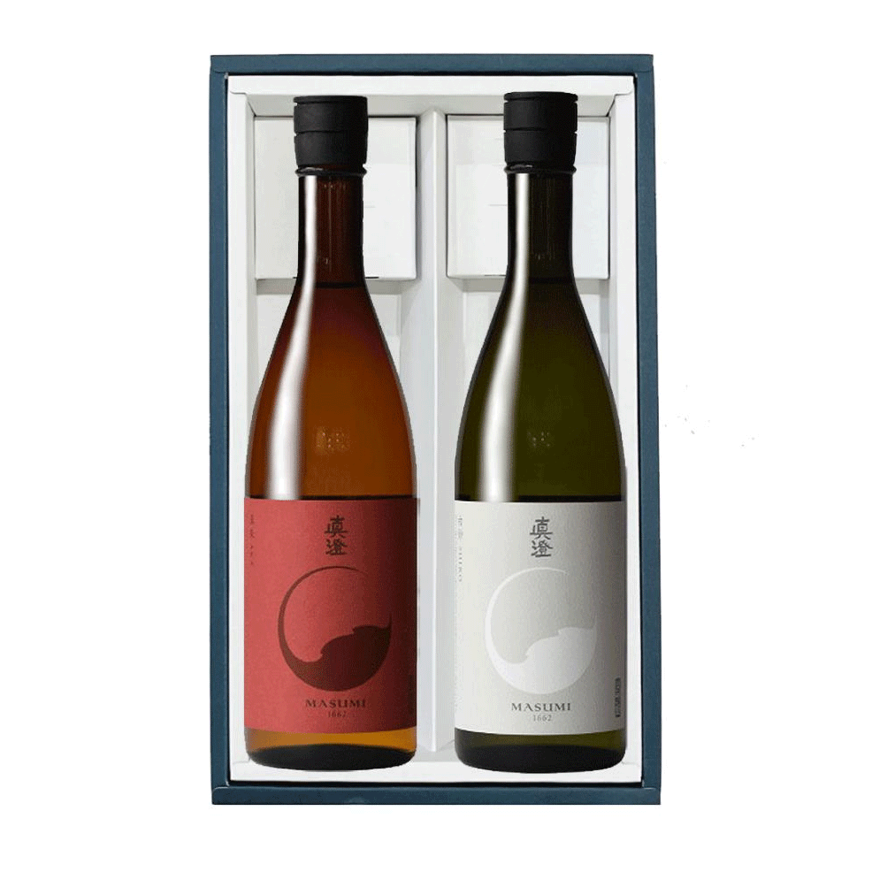 送料無料 真澄 日本酒 純米吟醸 紅白 720ml ×２本 赤白 長野県 4合瓶 宮坂醸造 長野 日本酒 セット 飲み比べ 内祝 御祝 ギフト 御歳暮  : masumi-as72g : てっぱ JAPAN - 通販 - Yahoo!ショッピング