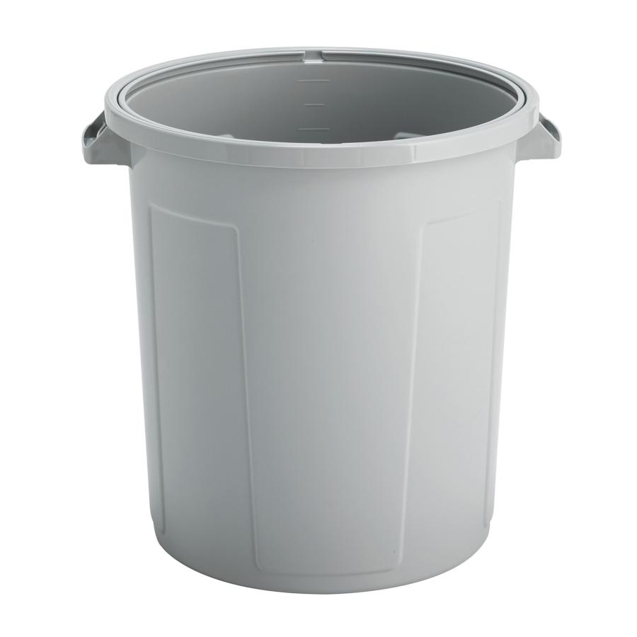 エコン ダストボックス＃70 丸型 本体 グレー