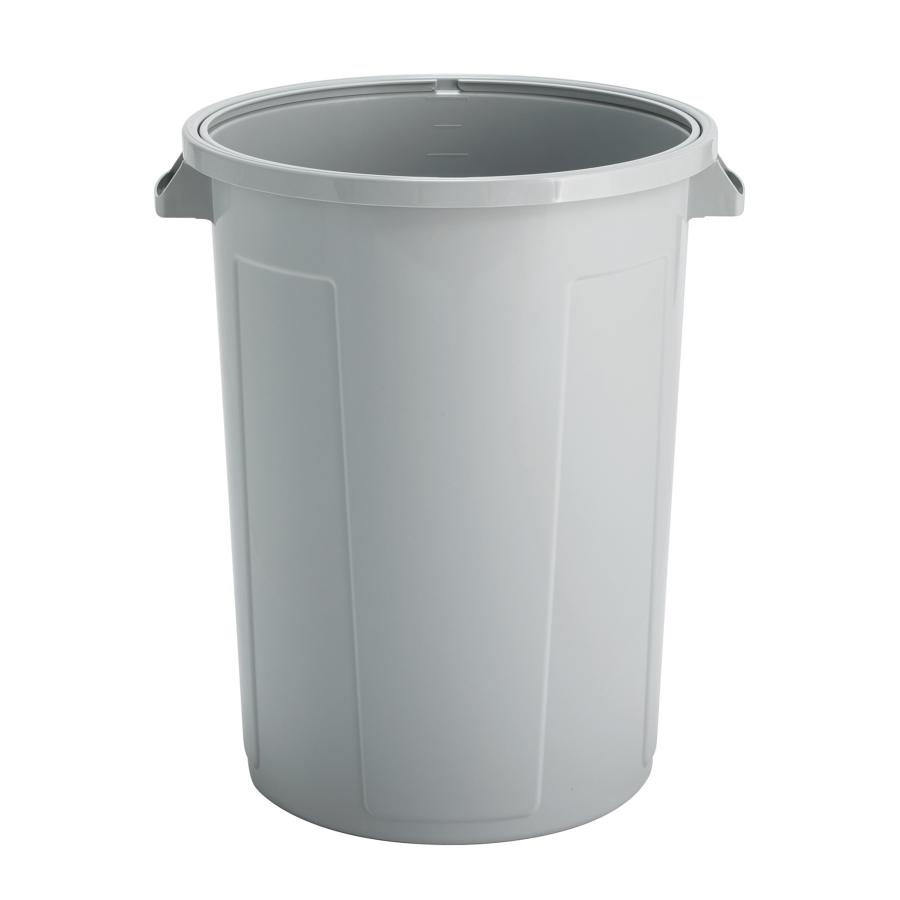 エコン ダストボックス＃90 丸型 本体 グレー