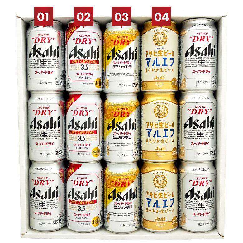 アサヒスーパードライ 生ジョッキ缶 4種 ビール ギフト お歳暮 誕生日