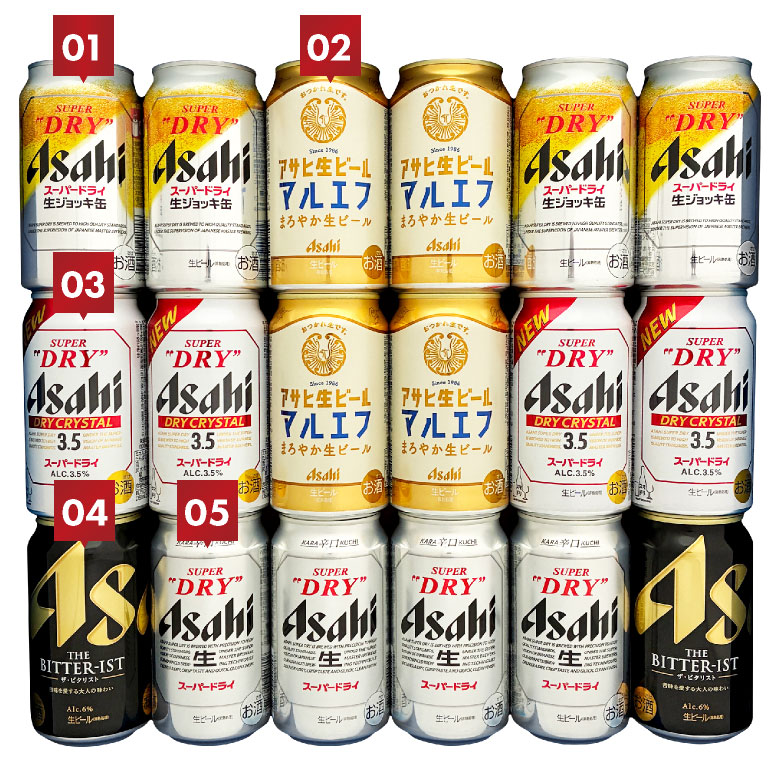 アサヒスーパードライ 生ジョッキ缶 5種 ビール ギフト 父の日 誕生日