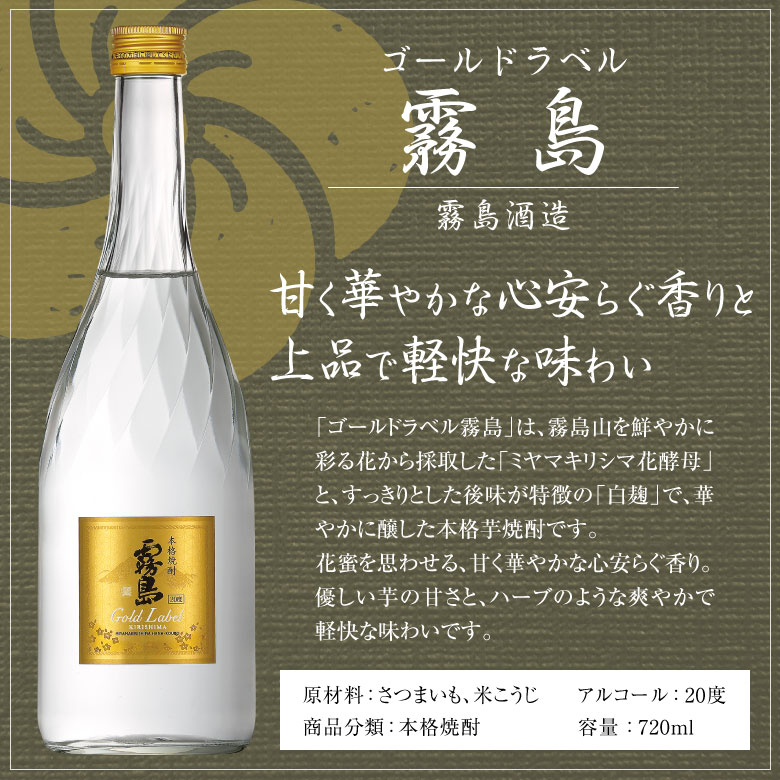 新品未開封】霧島酒造 ＜玉＞ 金霧島 箱付き 30度 900ml - メルカリ