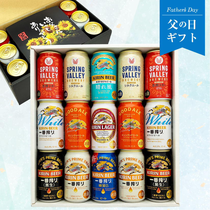 48本　スプリングバレー　キリンビール　2ケース　まとめ売り　飲み比べ 一番搾り 父の日 ビール 限定特製セット キリン スプリングバレー 晴れ
