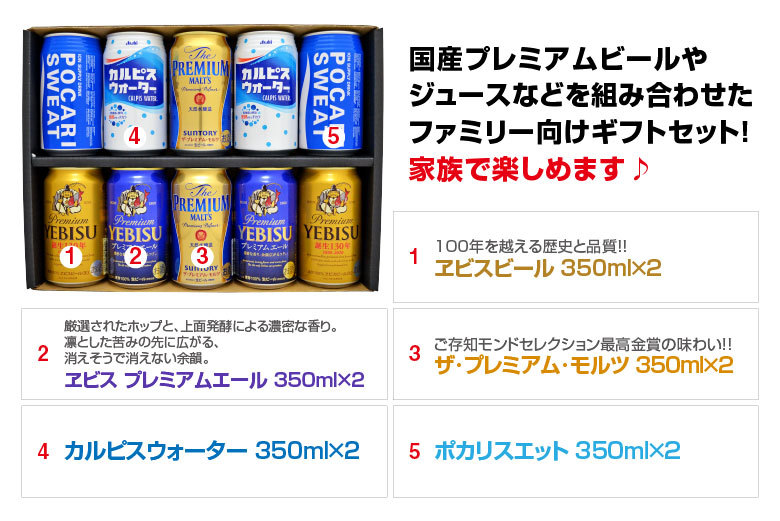 ヱビスビール ビール ギフト お中元 お供え 内祝 誕生日