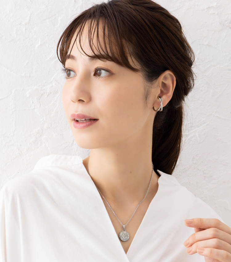 ハワイアンジュエリー イヤーカフ カフリング 2way 金属アレルギー