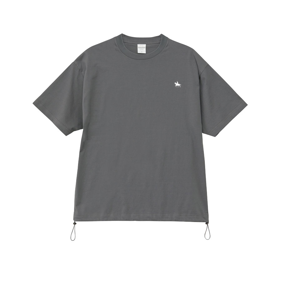 Tシャツ レディース 半袖 綿100％ 伊達政宗 裾ドローコード 裾しぼり