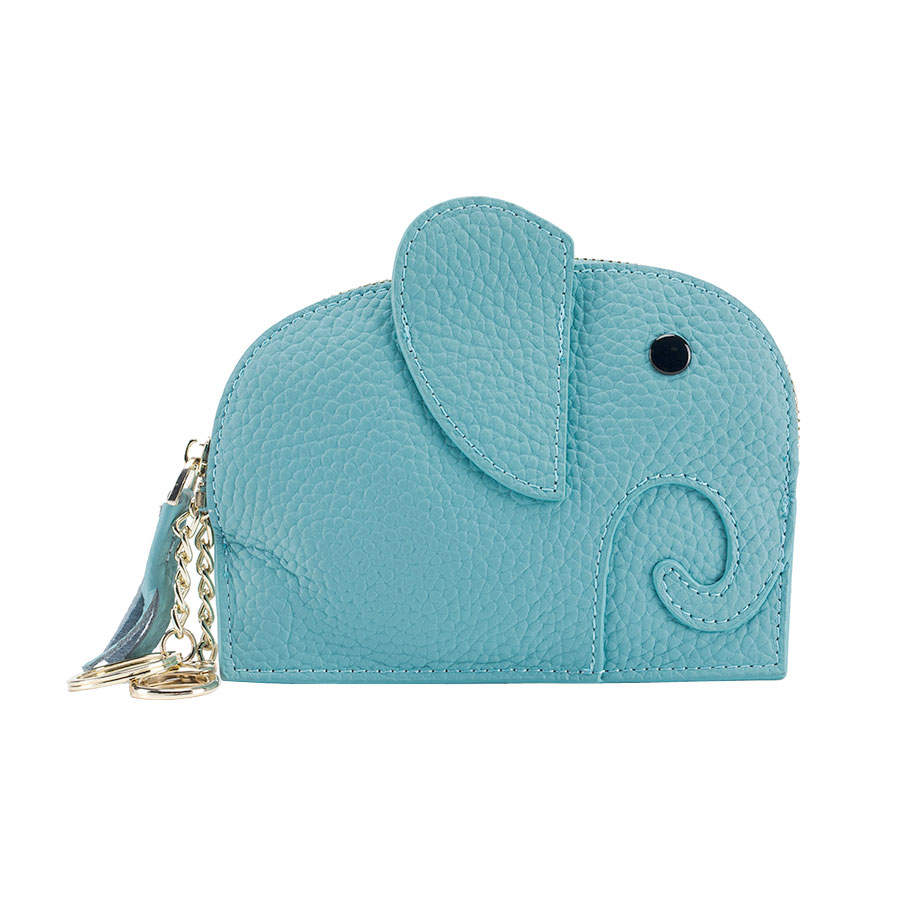 ゾウ 小銭入れ 本革 カードケース コインケース 財布 小物入れ キー