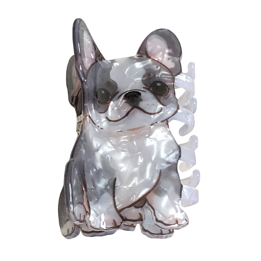 犬 ヘアクリップ かわいい 子犬 バンスクリップ レディース ヘアアクセサリー ハーフアップ 大きめ パピー ユニーク ドッグ アセテート(即納/7月中旬予約) |  | 04