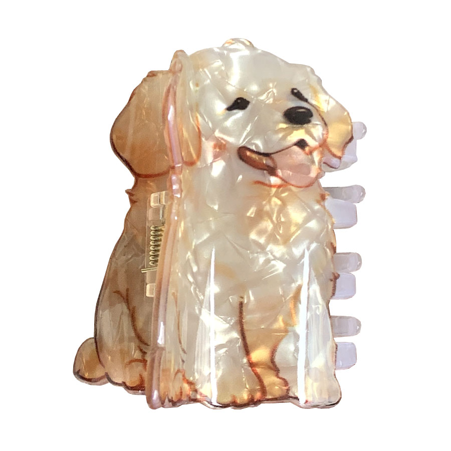 犬 ヘアクリップ かわいい 子犬 バンスクリップ レディース ヘアアクセサリー ハーフアップ 大きめ パピー ユニーク ドッグ アセテート(即納/7月中旬予約) |  | 05