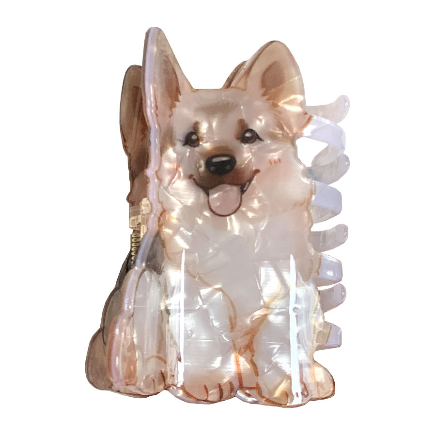 犬 ヘアクリップ かわいい 子犬 バンスクリップ レディース ヘアアクセサリー ハーフアップ 大きめ パピー ユニーク ドッグ アセテート(即納/7月中旬予約) |  | 07
