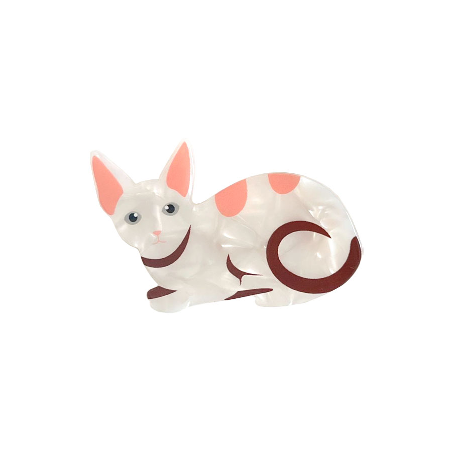 ヘアクリップ 小さめ ミニ 動物 犬 猫 アニマル 前髪クリップ