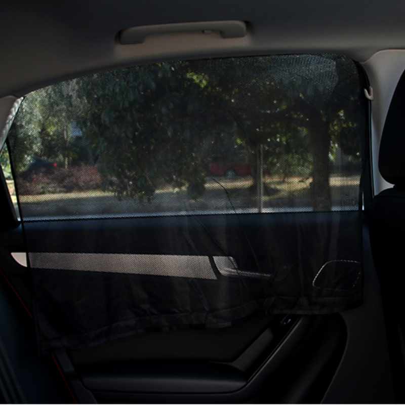 車用 カーテン 軽自動車 マグネット 車用サンシェード 2枚セット 前席 後部座席 磁石貼付 反射 遮光 遮熱 着脱簡単 マグネット式 日よけ 虫よけ  紫外線対策 デジタル幸便 - 通販 - PayPayモール