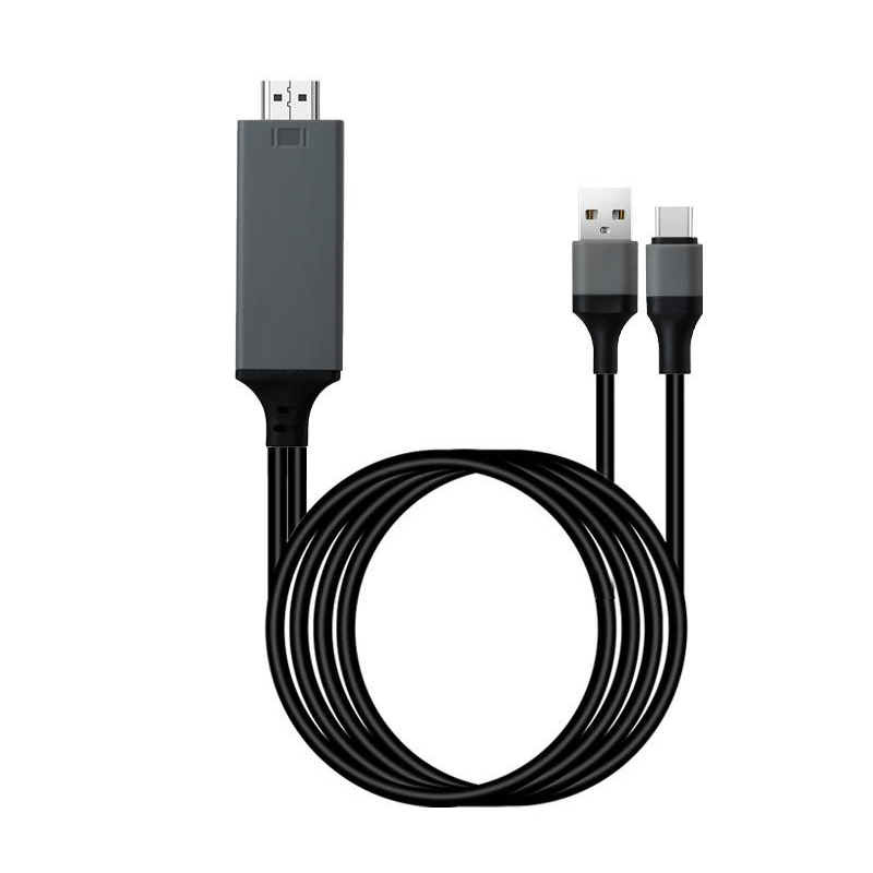 Lightning to HDMI 変換ケーブル USB Type-C to HDMI 変換ケーブル iPhone HDMI ケーブル Android  iphone 15 16 スマホ テレビ 接続 ケーブル アダプタ