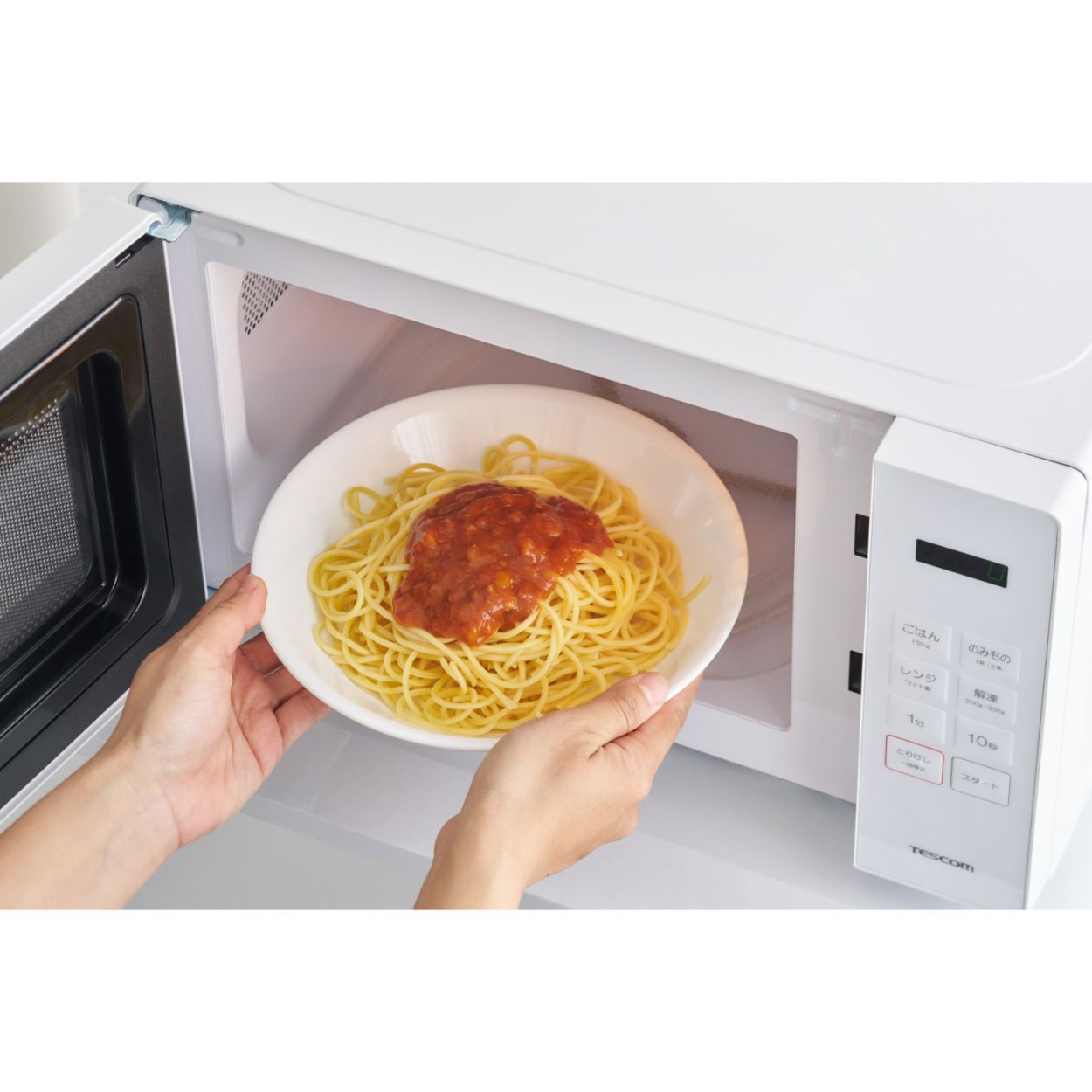 テスコム 電子レンジ 単機能 温めのみ 17L ターンテーブル 電子