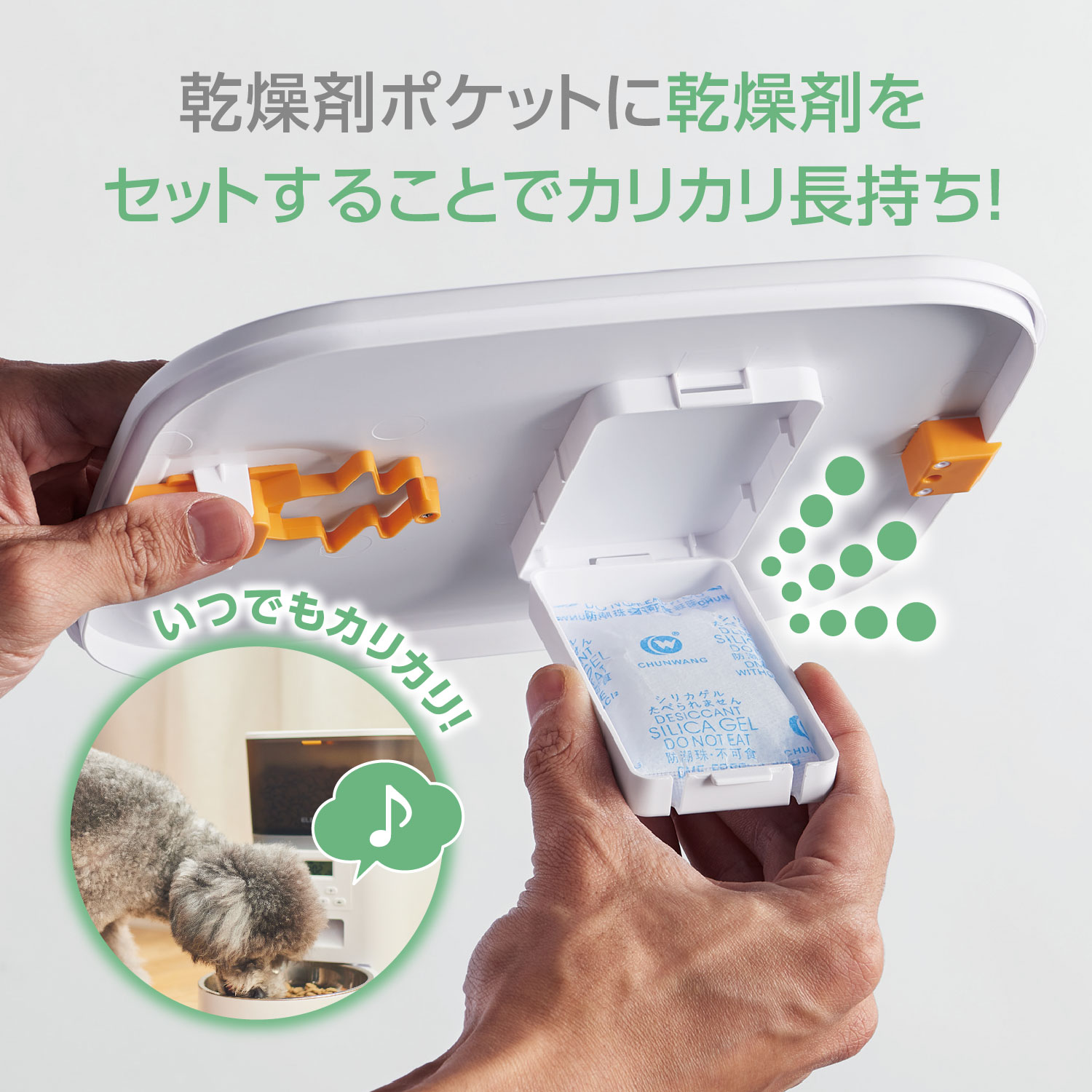 ELECOM（エレコム） 自動給餌器 猫 犬 2匹 自動 自動餌やり器 給餌器