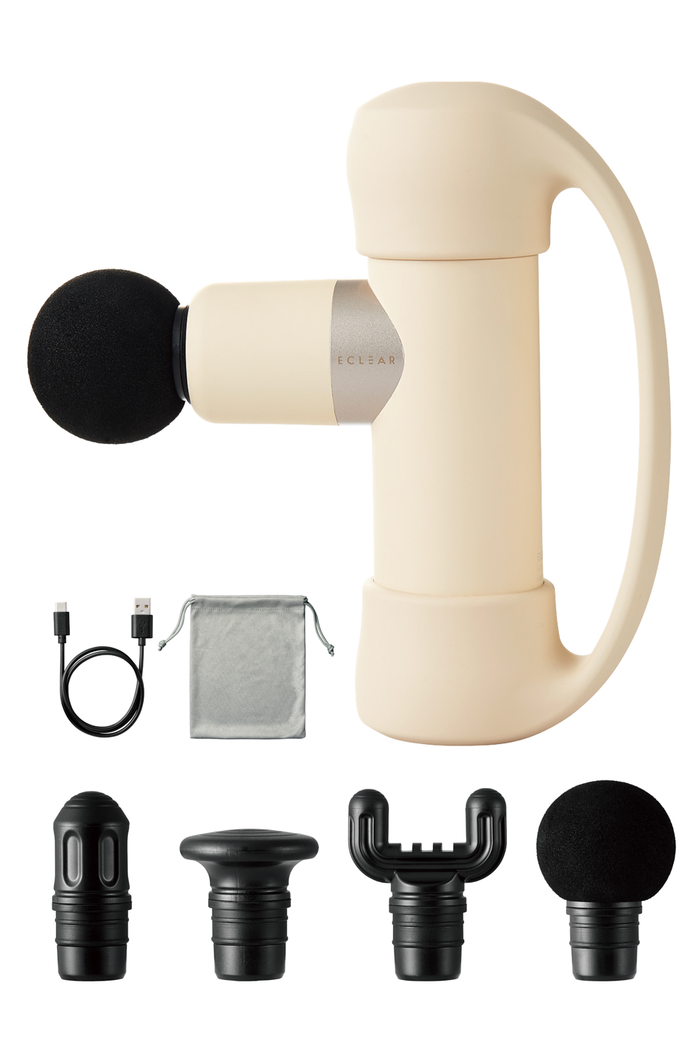 ECLEAR マッサージ器 ハンディガン マッサージガン 足 全身 肩こり 腰