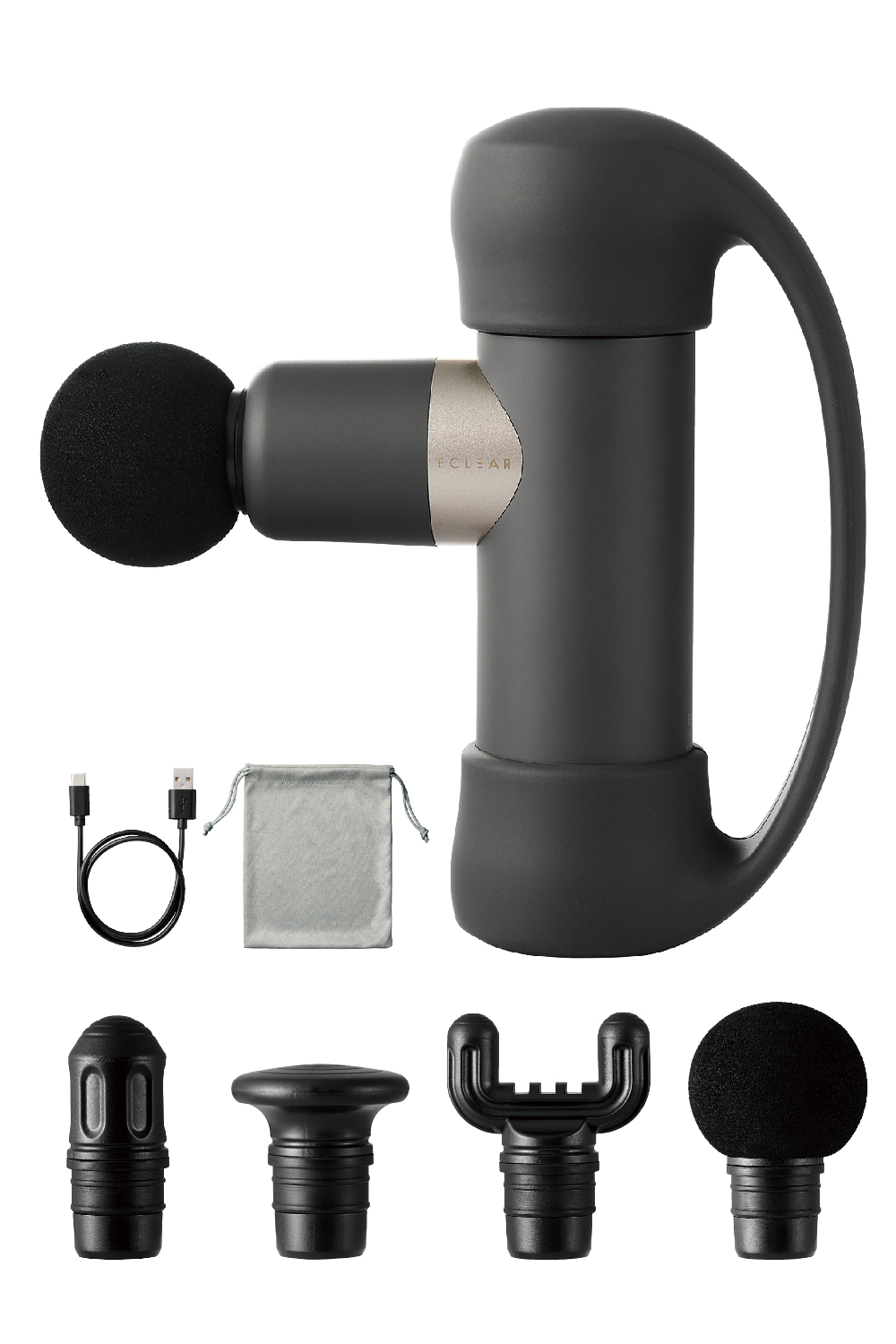 ECLEAR マッサージ器 ハンディガン マッサージガン 足 全身 肩こり 腰