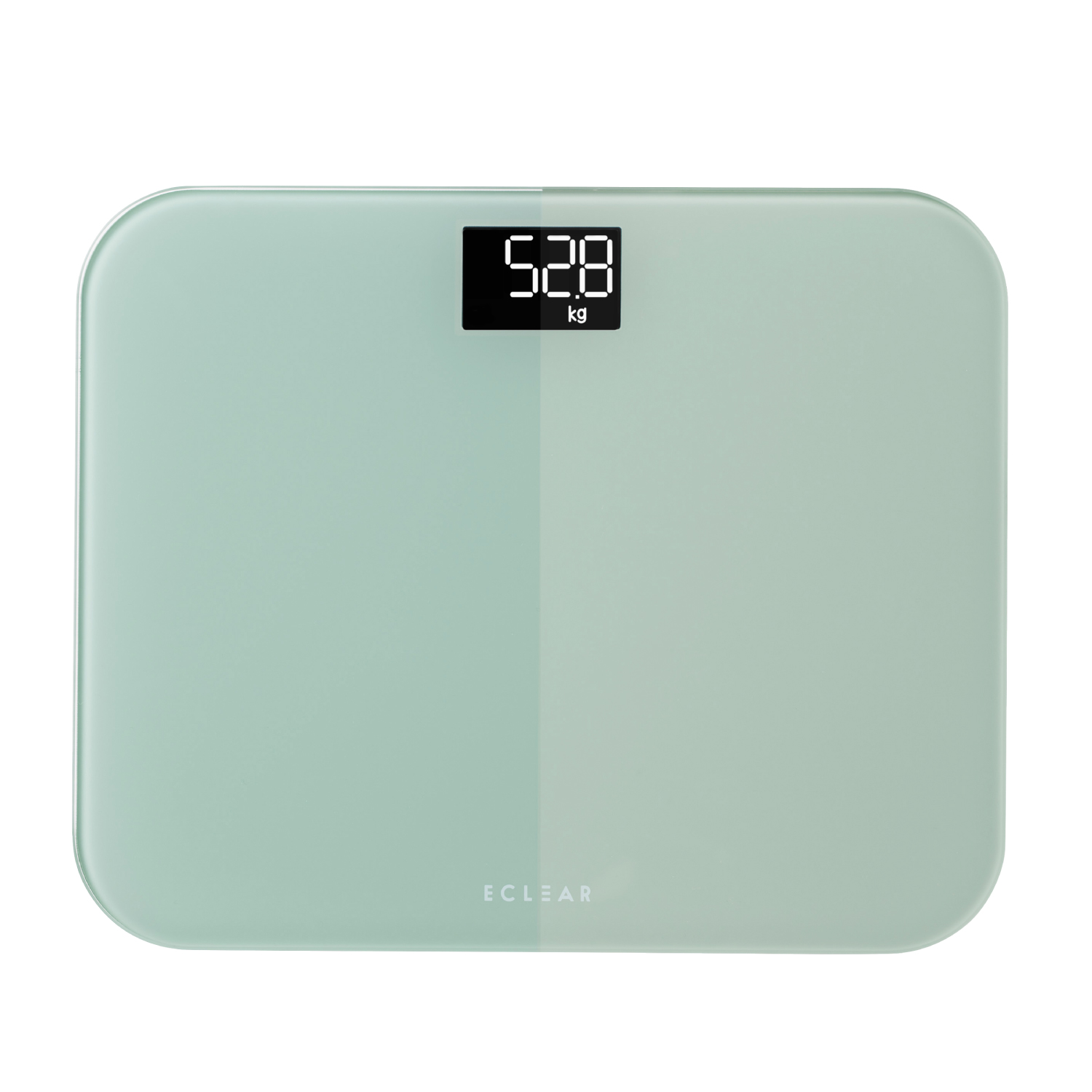 ECLEAR 体重計 デジタル ヘルスメーター コンパクト 乗るだけ自動電源