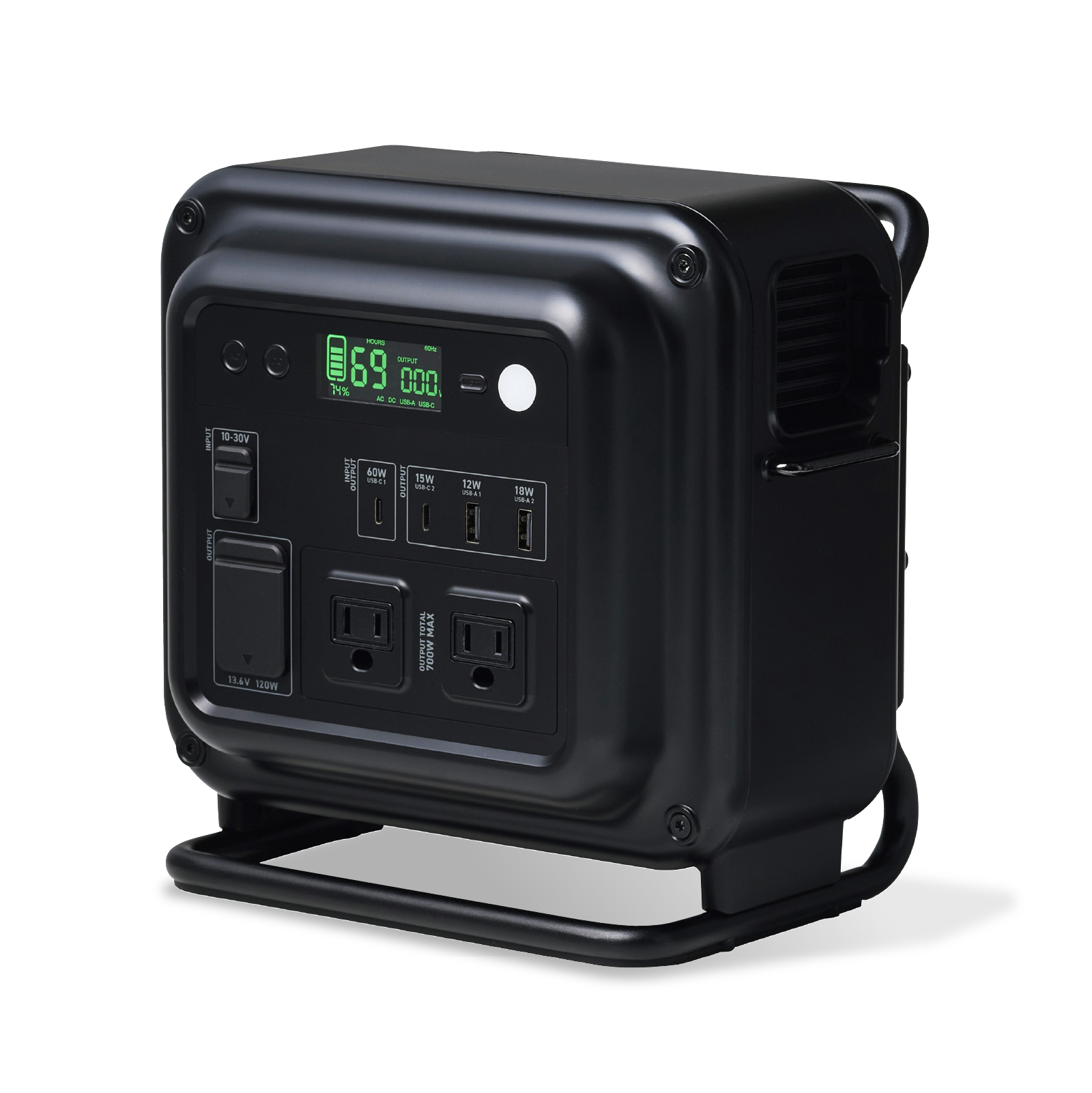 ELECOM（エレコム） ポータブル電源 防災 停電 アウトドア 712Wh AC