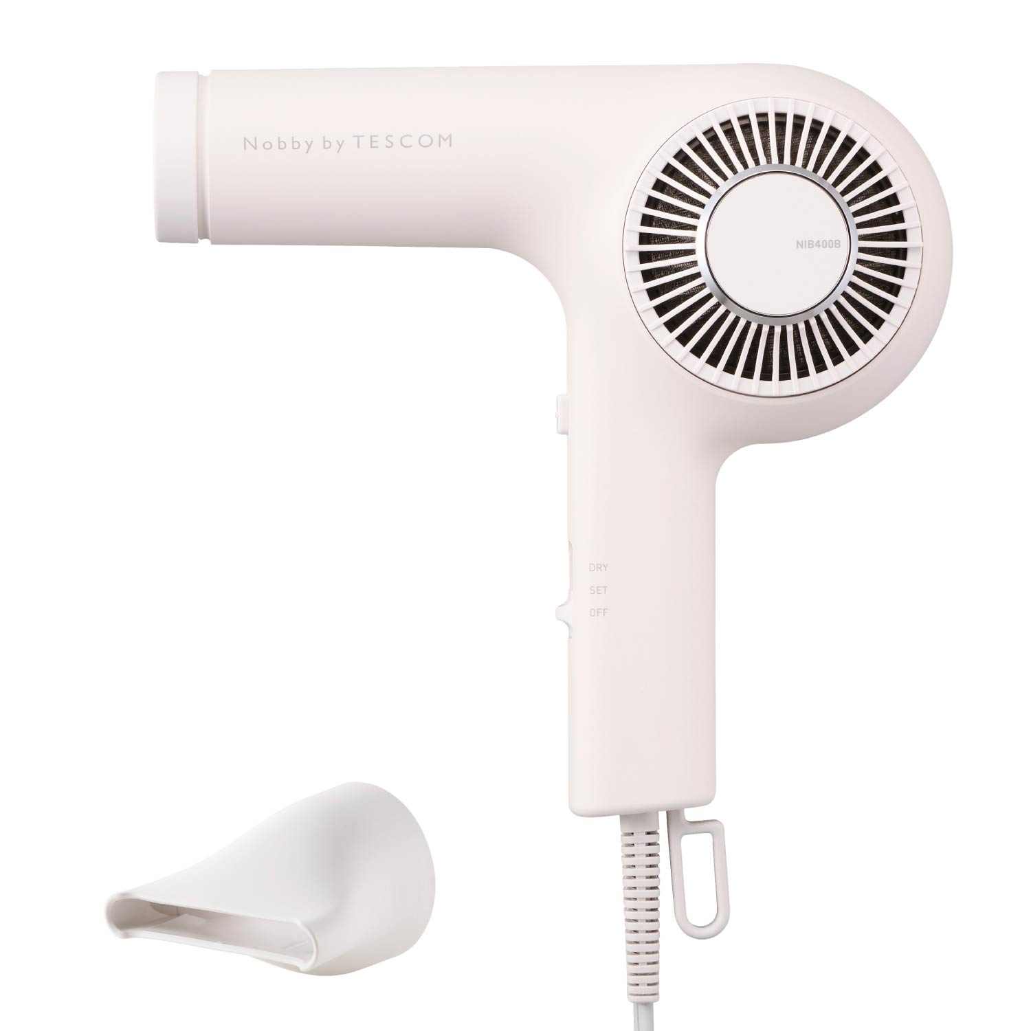 TESCOM Nobby ヘアドライヤー 1200W Nobby by TESCOM ヘアドライヤー NB-1906 1200W 1個 ホワイト ブラック