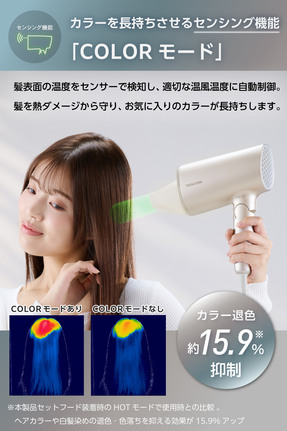 テスコム（TESCOM） 【新商品】 ドライヤー 速乾 大風量 マイナス