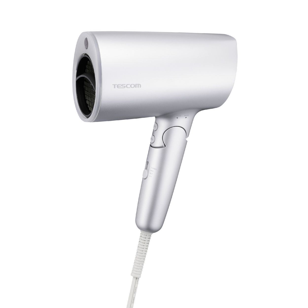 テスコム(TESCOM) TD713A-S シルバー ドライヤー 大風量 速乾 温度センサー 熱ダメージ配慮 マイナスイオン 1300W 折りたたみ クールショット テスコム（TESCOM） 【新商品】 ドライヤー 速乾 大風量 マイナス