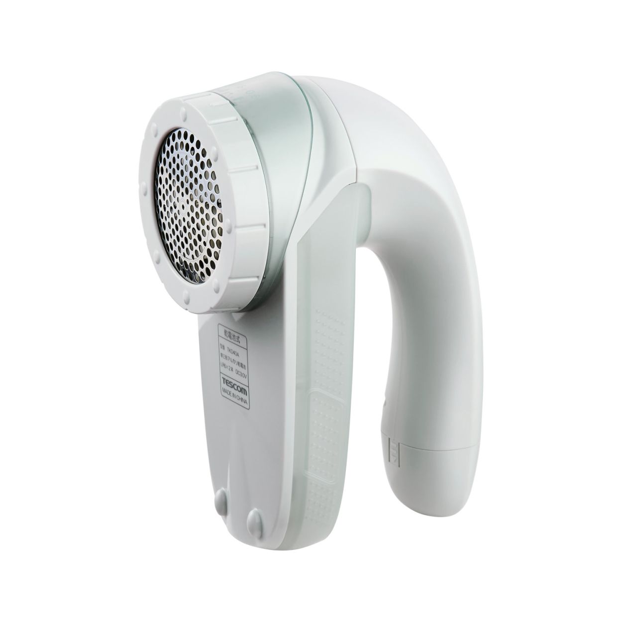 毛玉取り器 電動 テスコム 乾電池式 毛玉取り機 毛玉クリーナー 6枚刃 風合いガード 5段階調整 毛だまトレタ ホワイト TKD40 公式店 国内メーカー | テスコム | 02