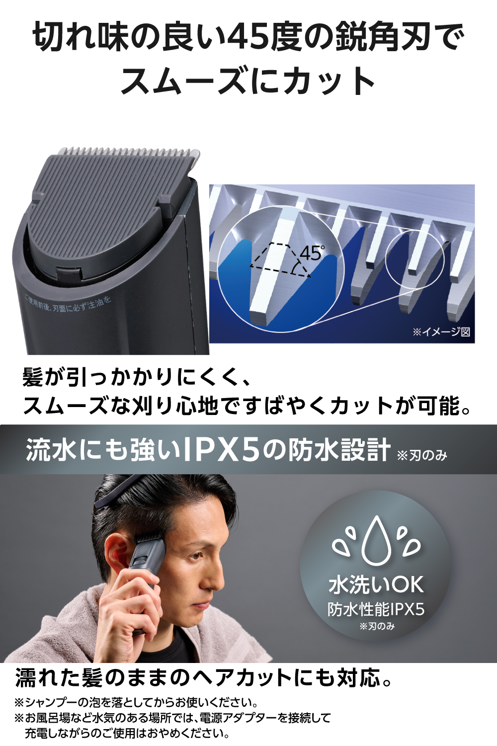 テスコム（TESCOM） 【0.5mm単位で調整】 バリカン 散髪 電動バリカン