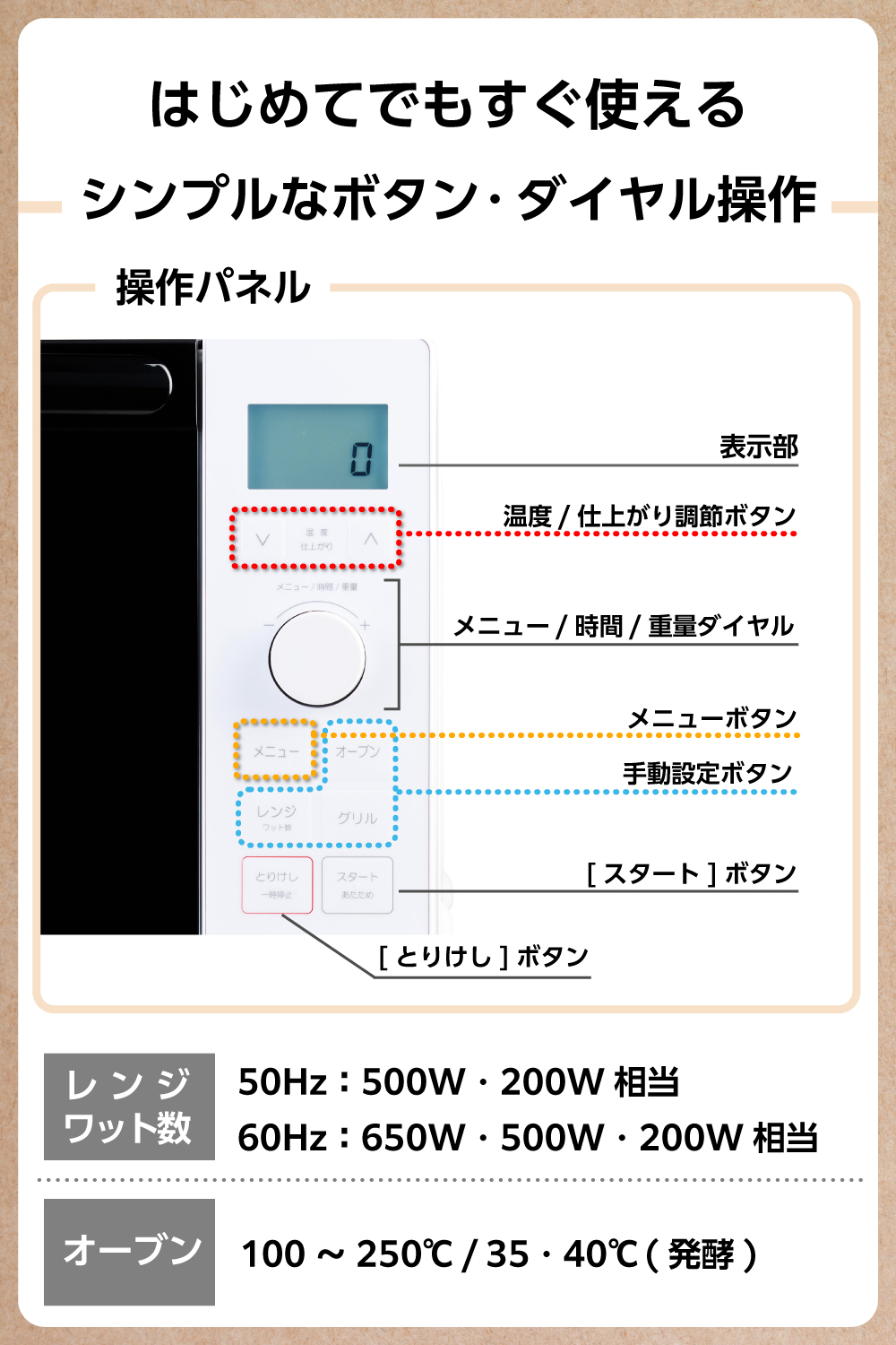 テスコム（TESCOM） 【1500円クーポン有】 オーブンレンジ 電子レンジ