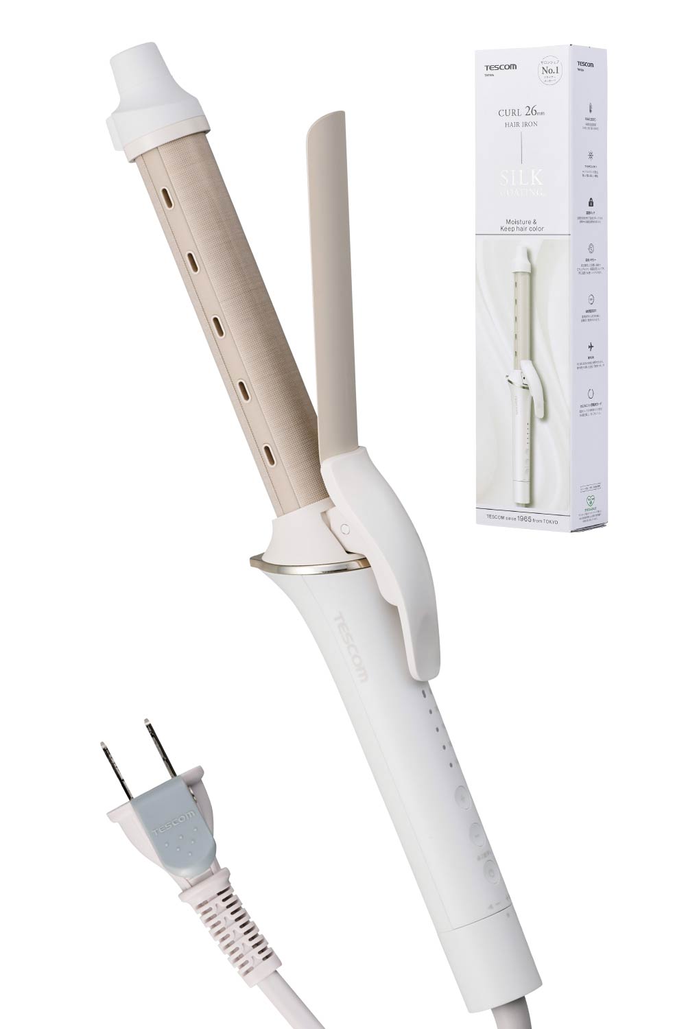 テスコム（TESCOM） 【1000円クーポン有】 カールアイロン 26mm 32mm