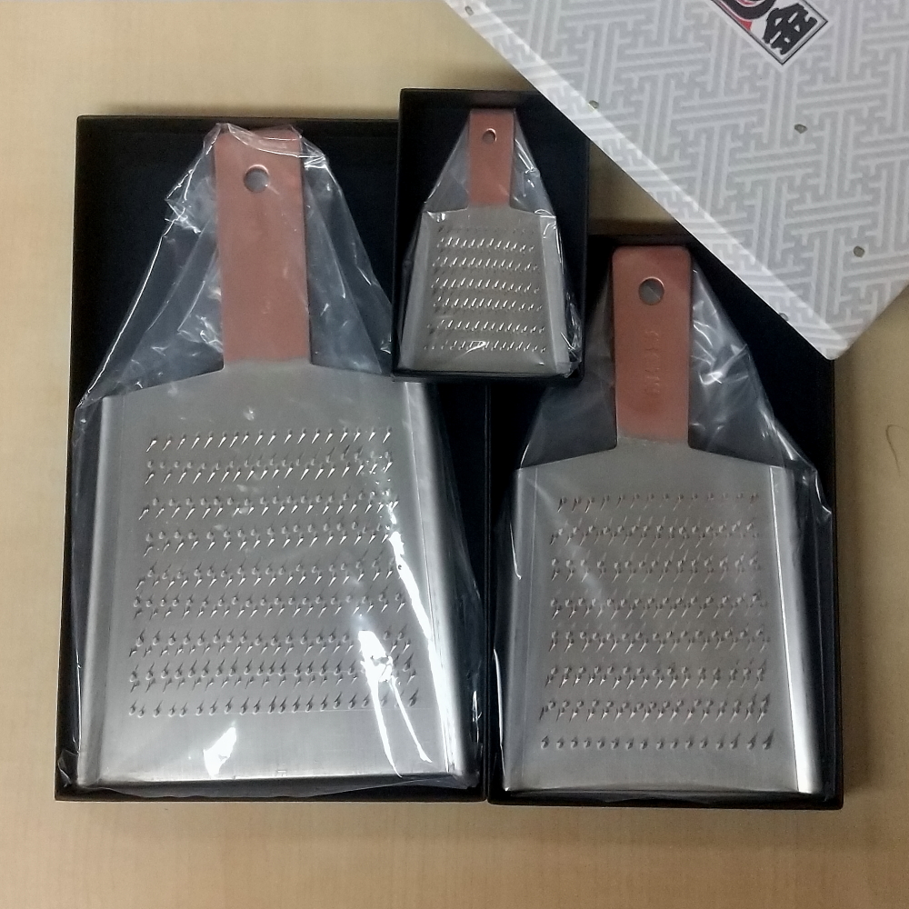 おろし金 銅製 おろし器 大根おろし器 五号 両面 江戸幸のお弟子さん