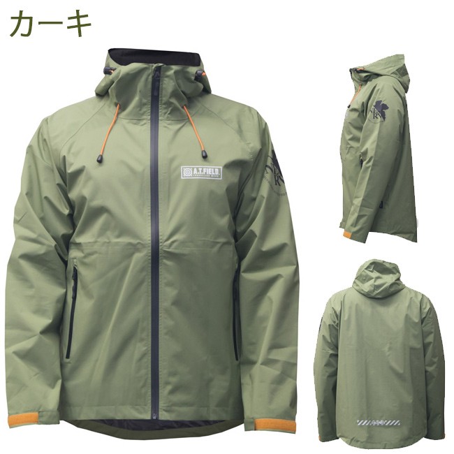 A.T.FIELD レインジャケット パープル/初号機(ATF-01) Lサイズ nkWEz  