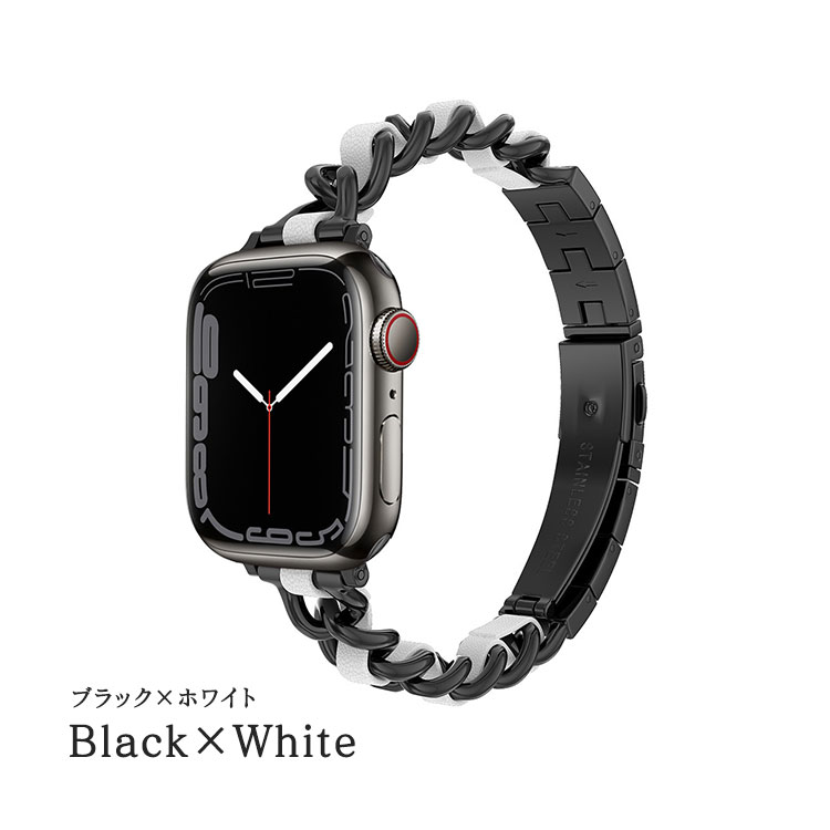 アップルウォッチ 9 8 7 バンド レディース キラキラ 高級 38mm 41mm スリム ステンレス レザー ゴールド SE2  44mm 45mm Apple Watch ベルト 金属  42mm 40mm｜tgmart｜03