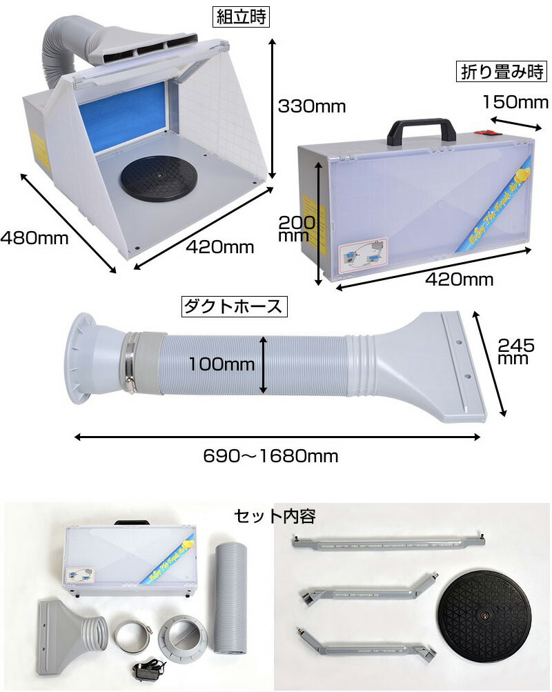 THANKO 塗装ブース スプレーブース 卓上塗装ブース プラモデル