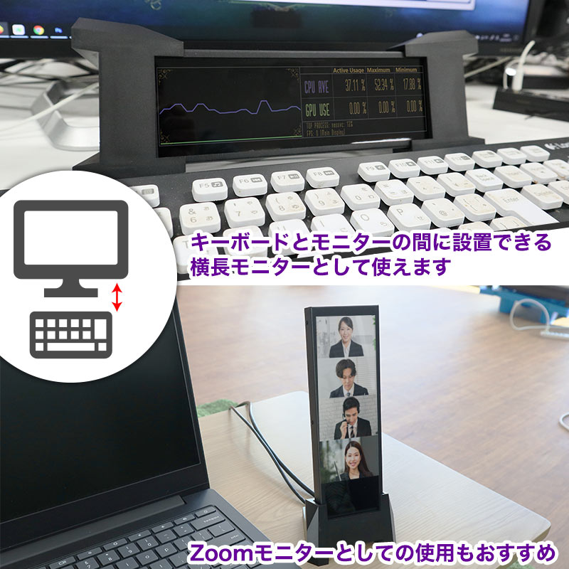 THANKO サブディスプレイ サブモニター モニター hdmi ツイッター