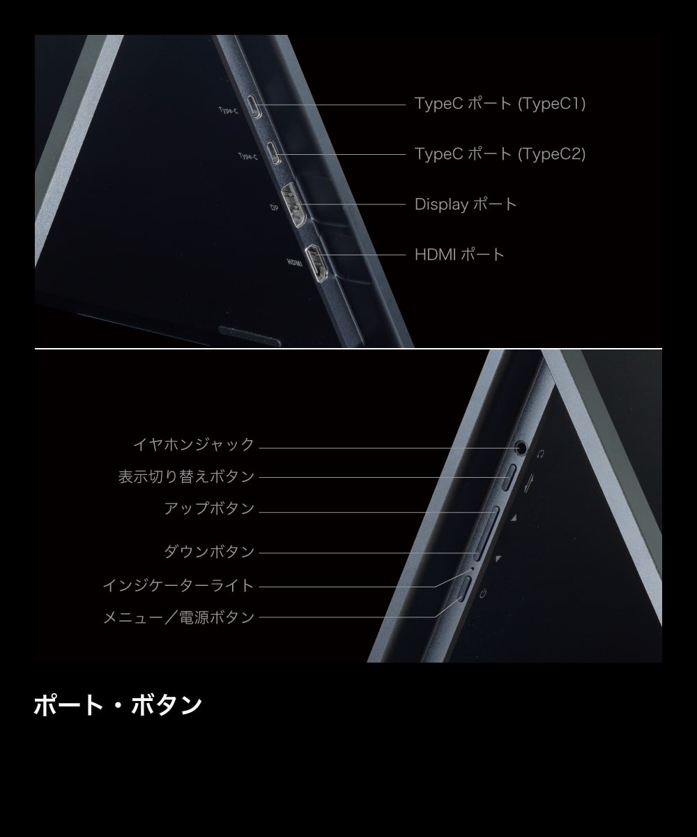 超軽量ポータブル2Kデュアルモニター THANKO モニター 23.8インチ 2画面 モバイルモニター 薄型 軽量 180Hz