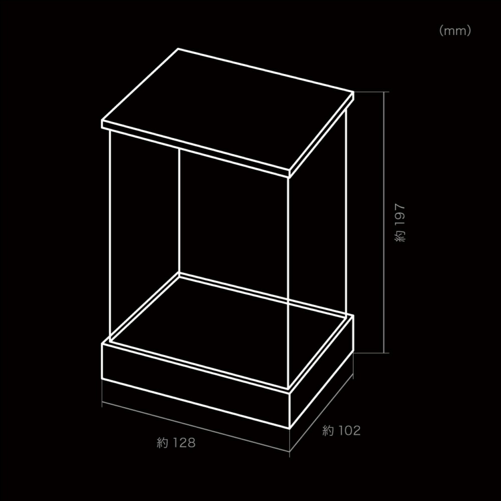 LED クリアケース コレクション ディスプレイ フィギュアケース PYZONE