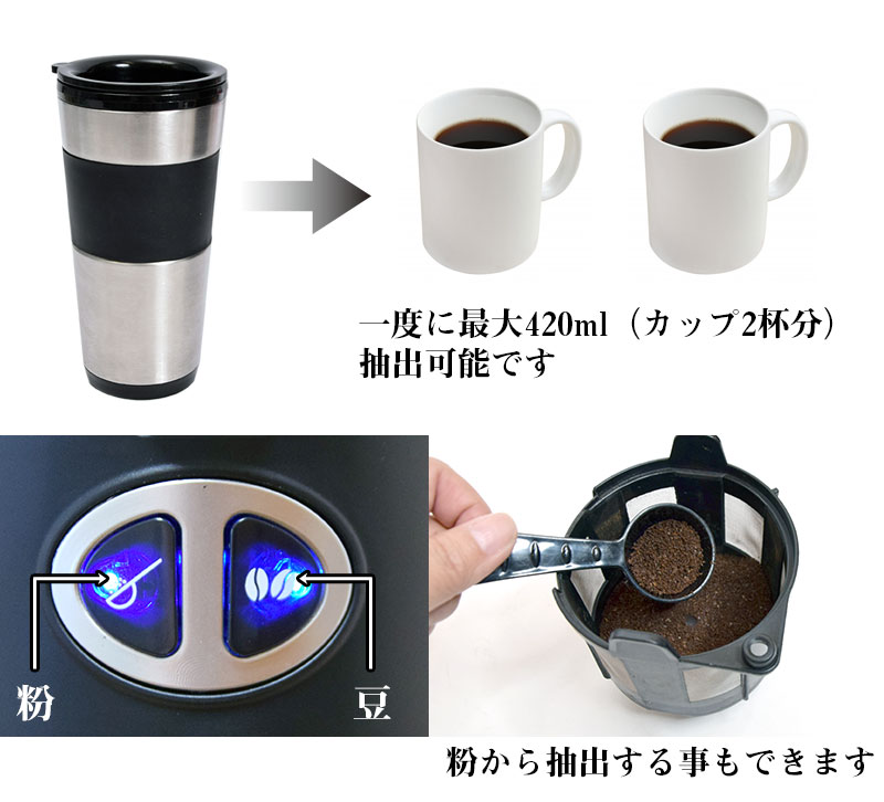 THANKO 豆から作れるお一人様全自動コーヒーメーカー 「俺のバリスタ」 豆から作れるお一人様全自動コーヒーメーカー 「俺のバリスタ