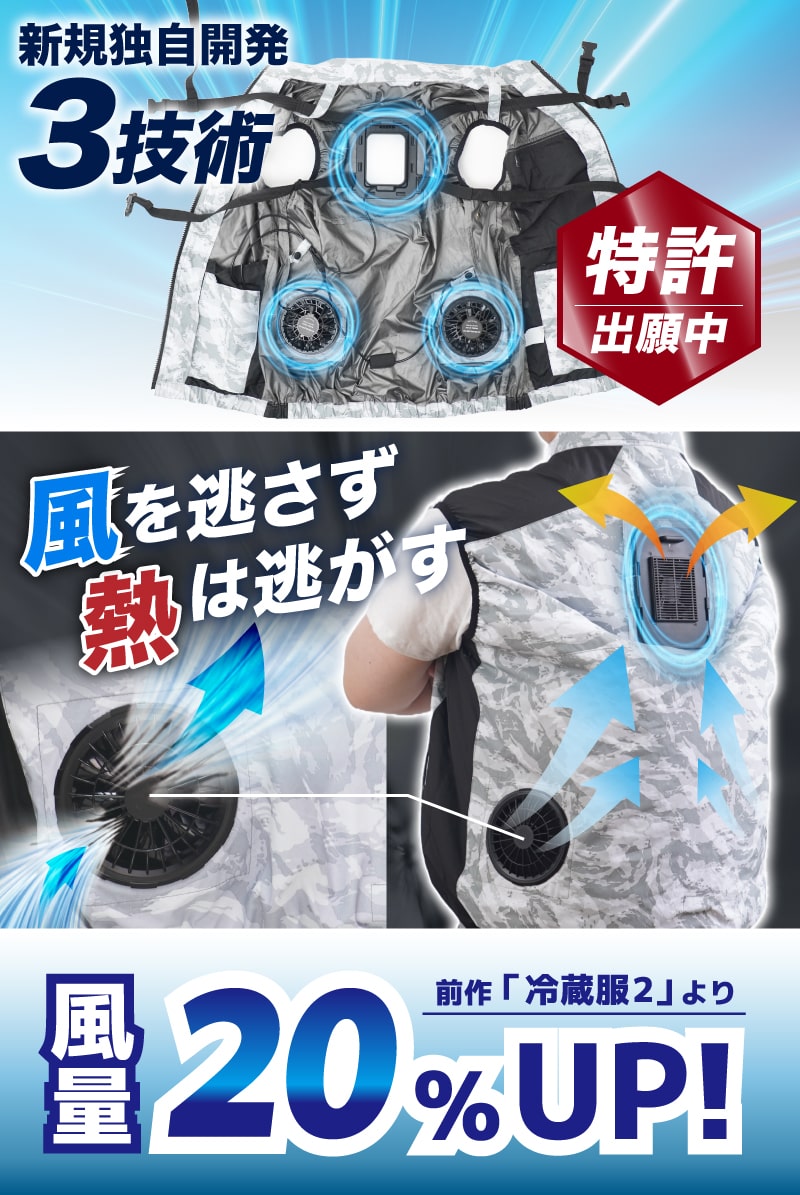THANKO [公式]【2024年最新作】圧倒的に冷える「冷蔵服3」TKCV24 本体