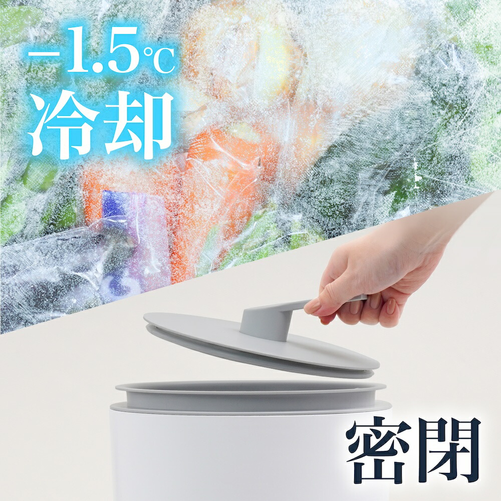 冷凍ゴミ箱⭐️3L 生ゴミの臭いを凍結 手入れ簡単 小型 密閉 防臭 ふた付き 楽天市場】生ゴミ ゴミ箱 冷蔵 冷却 密閉 防臭 臭わない ふた